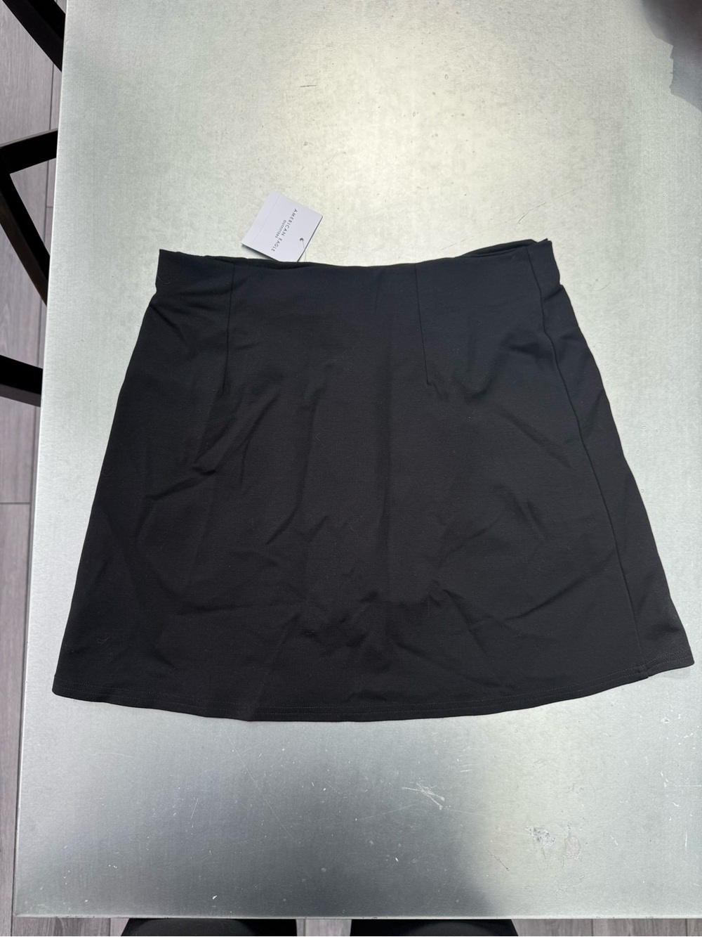 American Eagle Classic Black A-Line Mini Skirt